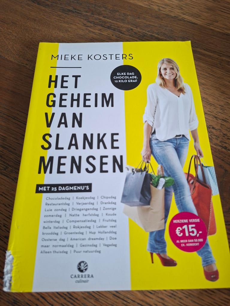Het Geheim van Slanke Mensen - Mieke Kosters, Ophalen of Verzenden, Gelezen, Dieet en Voeding, Mieke Kosters