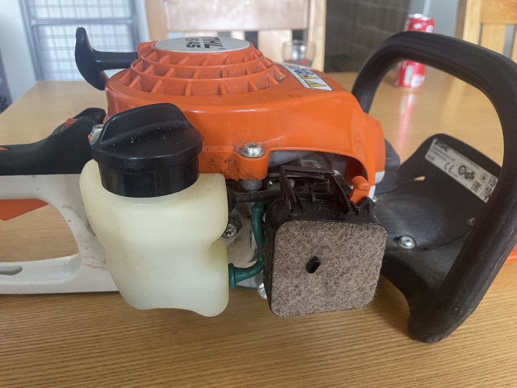 Stihl Heggenschaar op benzine, Ophalen, Zo goed als nieuw, Benzine, Stihl