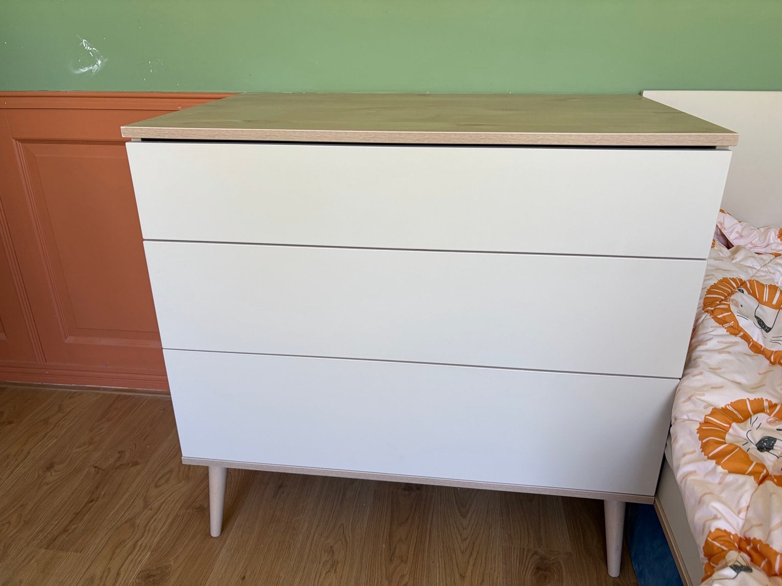 Quax Doorgoei Babykamer Flow Clay & Oak - Complete Set, Kinderen en Baby's, Ophalen, Gebruikt, 50 tot 70 cm, 105 cm of meer