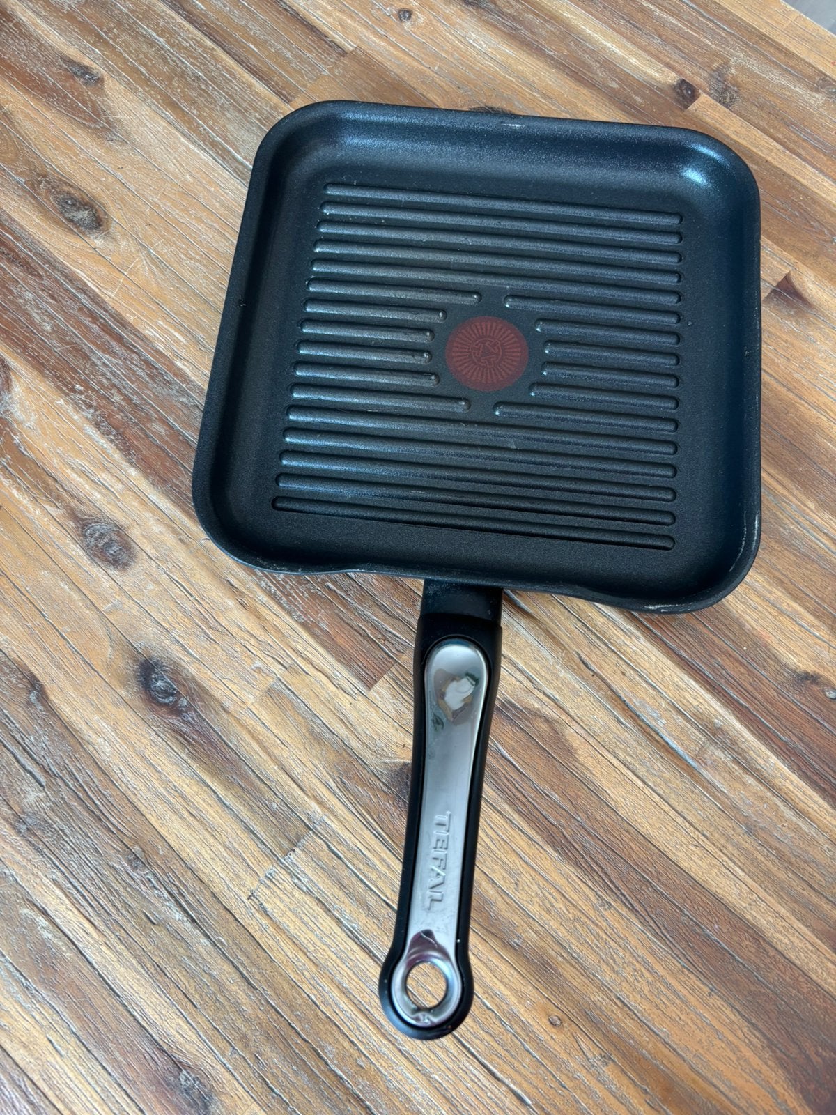 Tefal Grillpan - Perfect voor Gezond Grillen, Huis en Inrichting, Keuken | Potten en Pannen, Gebruikt, Koekenpan of Braadpan, Aluminium