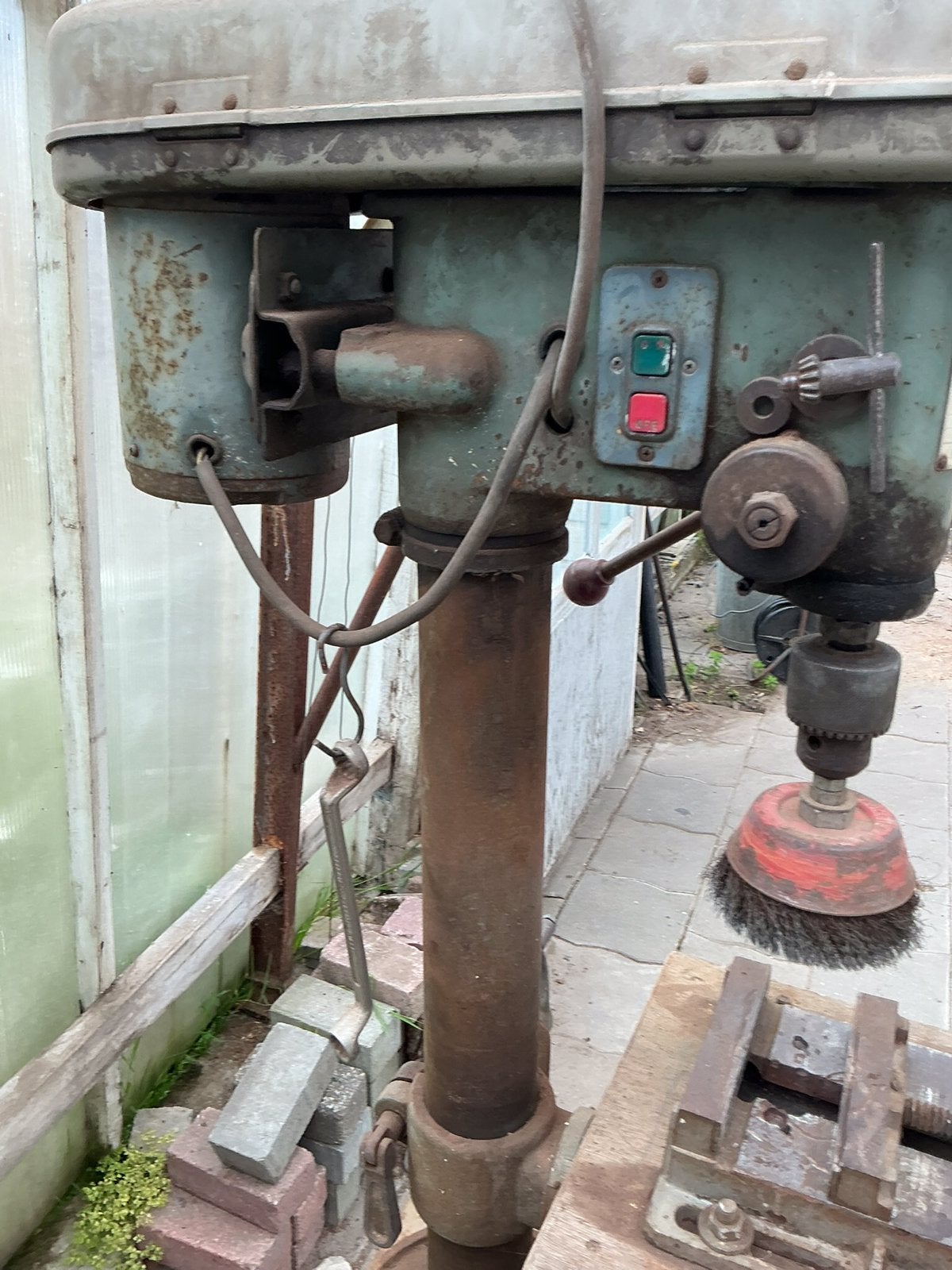 Kolomboor., Ophalen of Verzenden, Gebruikt, Kolomboormachine