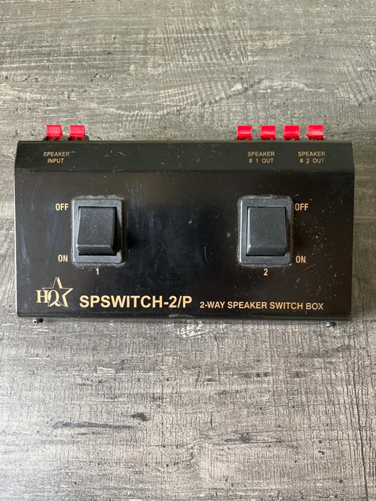 HQ SPSWITCH-2/P 2-Weg Luidsprekerschakelaar, Ophalen, Gebruikt, Overige typen, Overige merken