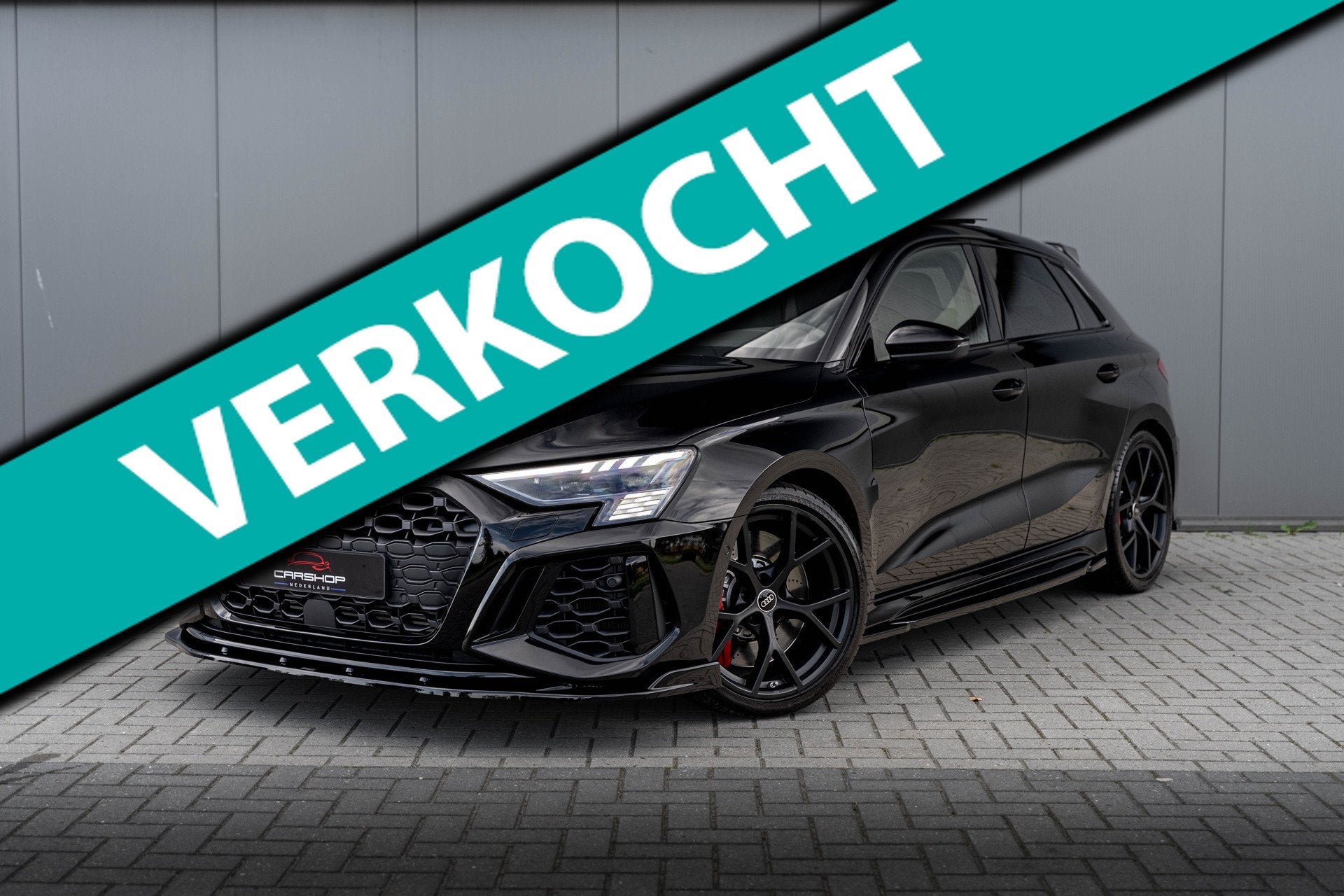 Audi RS3 2.5 TFSI quattro PANO/KEYLESS/B&O/CAMERA/MAXTON, Automaat, Dealer onderhouden, RS3, Zwart