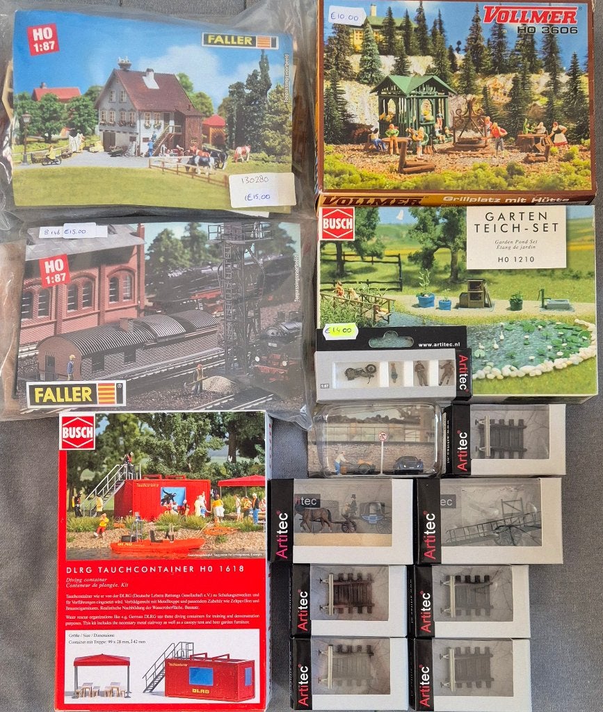 Scenery H0 Artitec, Busch, Faller en Vollmer NIEUW, Overige merken, Gelijkstroom of Wisselstroom, Overige typen, Nieuw