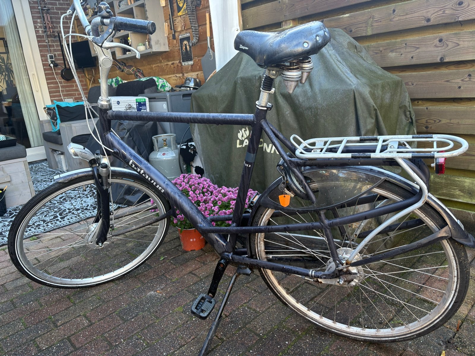 Batavus Herenfiets 65cm met 7 versnellingen, Ophalen, Gebruikt, Versnellingen, Batavus