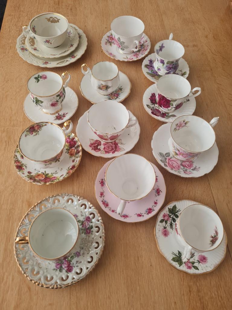 Oud Engels vintage servies, Ophalen of Verzenden