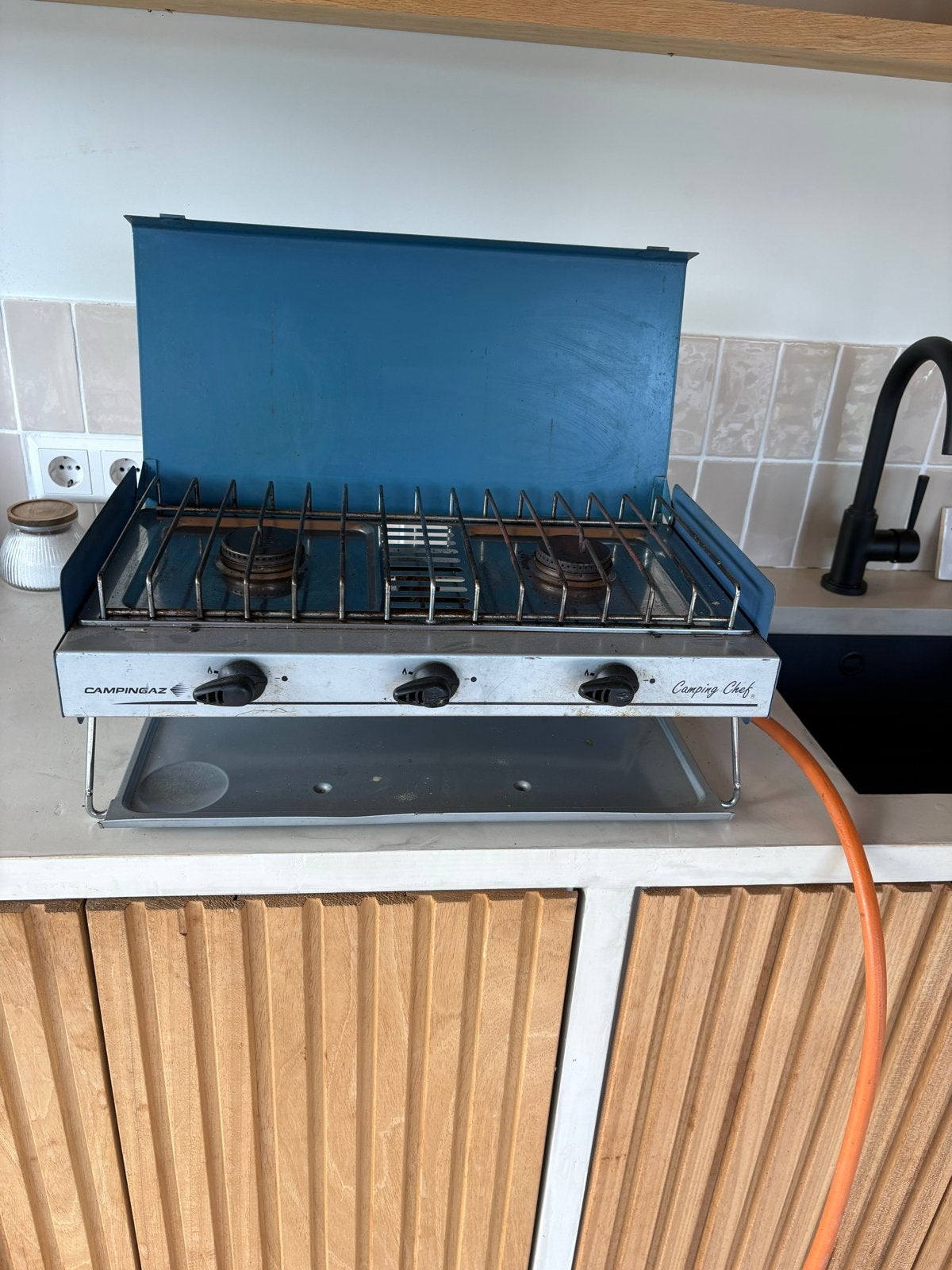 Campingaz Kookstel - Ideaal voor Camping en Outdoor, Ophalen, Gebruikt