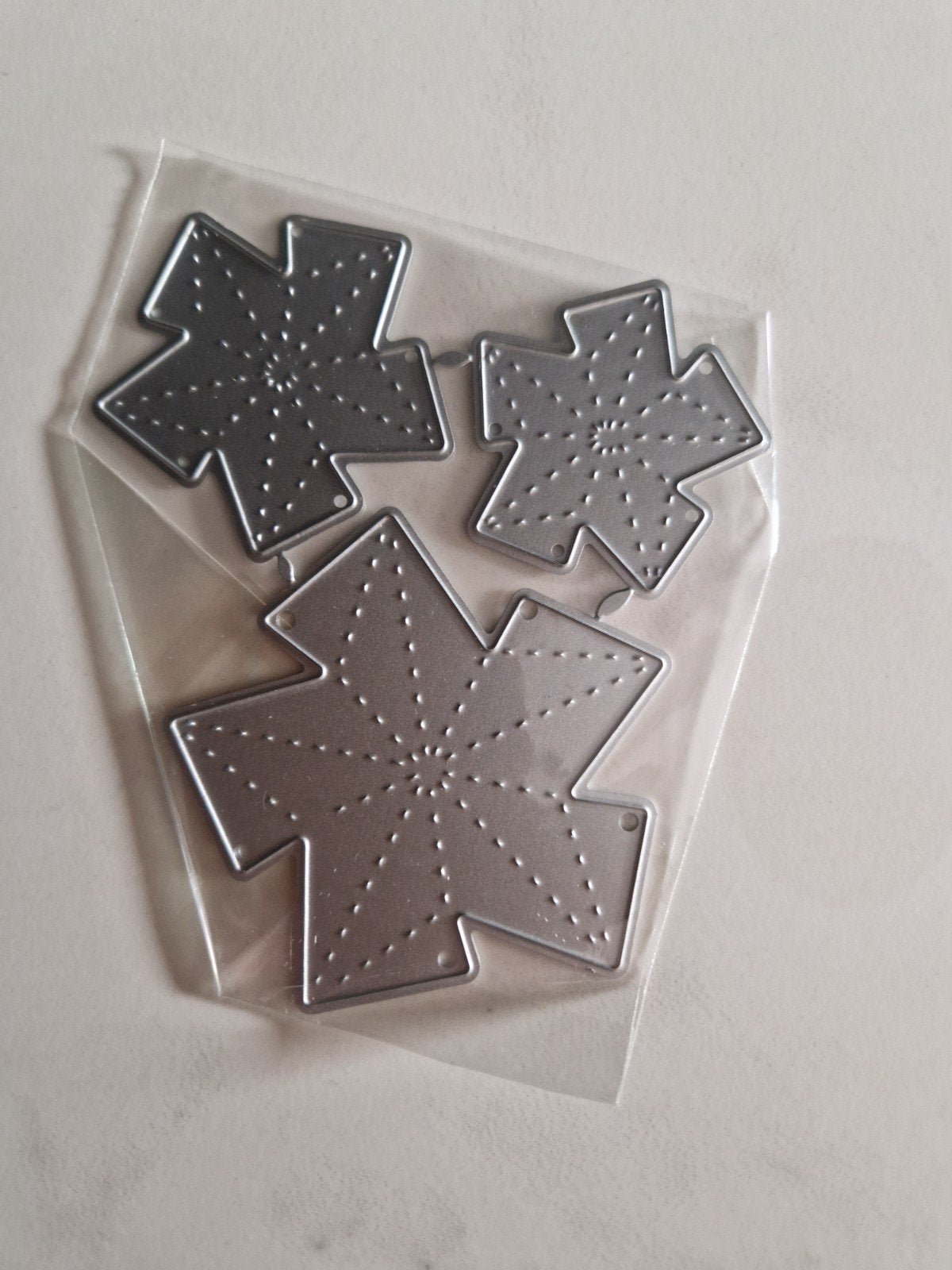 Sterren snijmallen voor sterren 3D-effect - Knutselset, Geschikt voor snijden, Zilver, Overige thema's, Nieuw