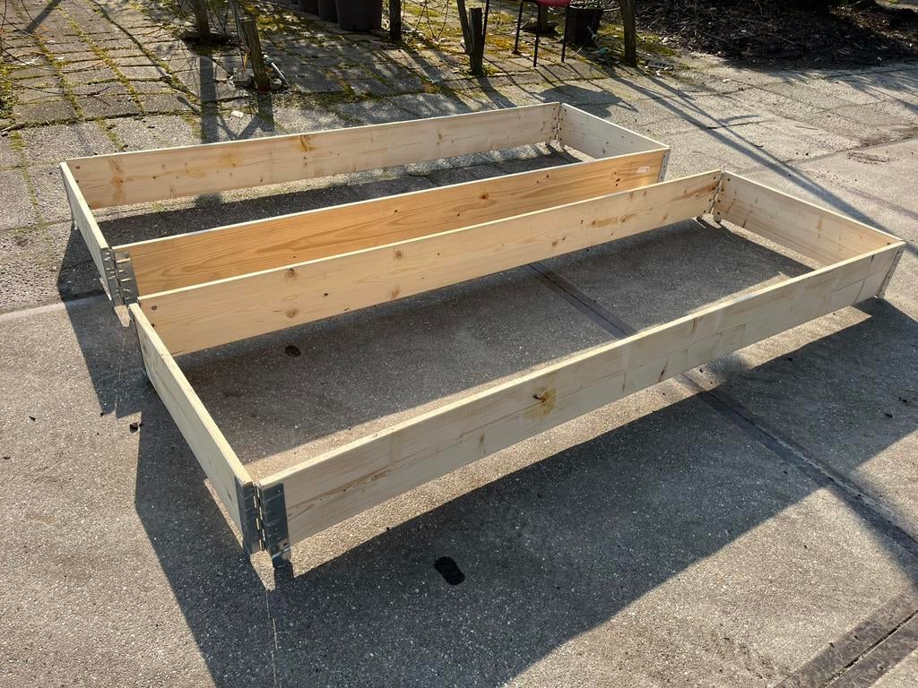 Moestuin planten bakken kruiden bak nieuw, Minder dan 30 cm, Ophalen of Verzenden, Zo goed als nieuw, Rechthoekig