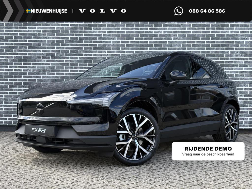 Volvo EX30 Single Motor Ext Range Plus Black Ed Europa 69 kW, Auto's, Volvo, Automaat, Achterwielaandrijving, Zwart, Leder en Stof