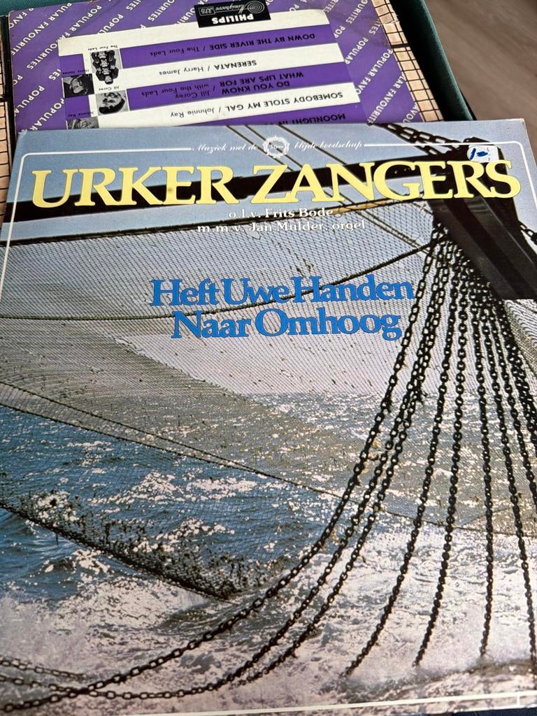 Urker Zangers - Heft Uwe Handen Naar Omhoog LP, Ophalen, Gebruikt, 12 inch