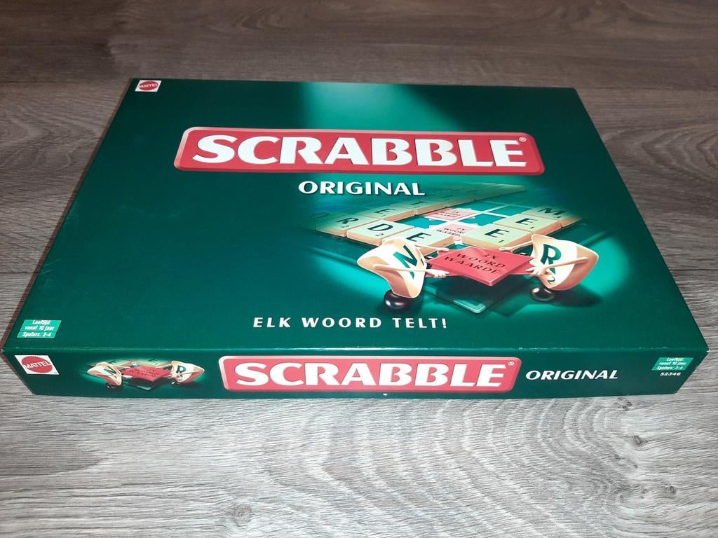 Scrabble Original Bordspel - Compleet en Goede Staat, Hobby en Vrije tijd, Gezelschapsspellen | Bordspellen, Zo goed als nieuw