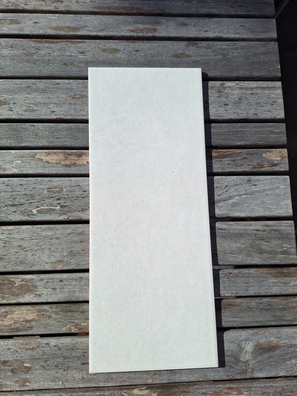 Witte tegel 20x50cm, Doe-het-zelf en Verbouw, Tegels, Ophalen, Nieuw, Minder dan 5 m², 20 tot 40 cm