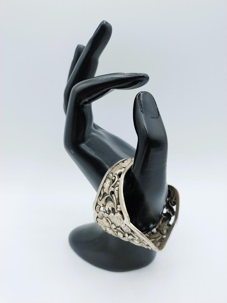 Djokja zilveren armband, Indonesië, Sieraden, Tassen en Uiterlijk, Armbanden, Info@zilverwebsite.nl, Verzenden, Zo goed als nieuw