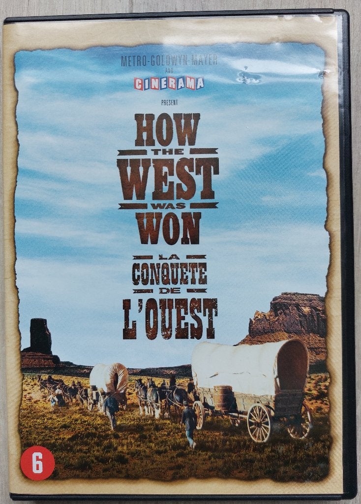 2DVD How the West Was Won (1962) Lee J. Cobb, Henry Fonda, Ophalen, Nederlands, Zo goed als nieuw, Vanaf 6 jaar