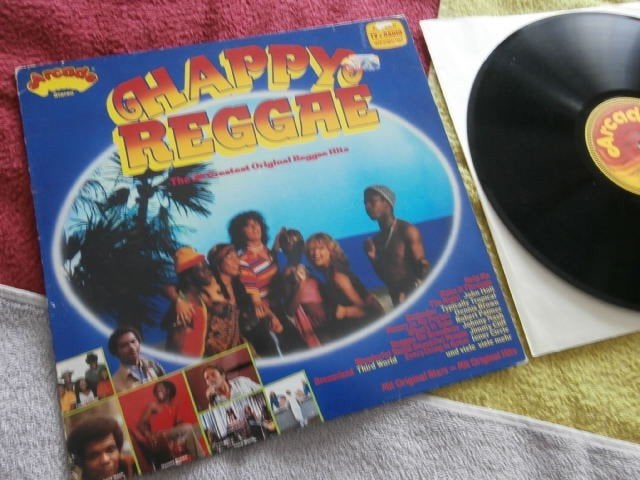 LP - Happy Reggae - Various Artists., Cd's en Dvd's, LP, Zo goed als nieuw, Reggae en Ska, 12 inch