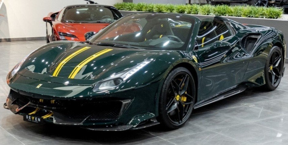 Ferrari 488 Pista Spider Groen 1:18 P18162O BBR PRE-ORDER, Ophalen of Verzenden, Nieuw, Auto, Overige merken
