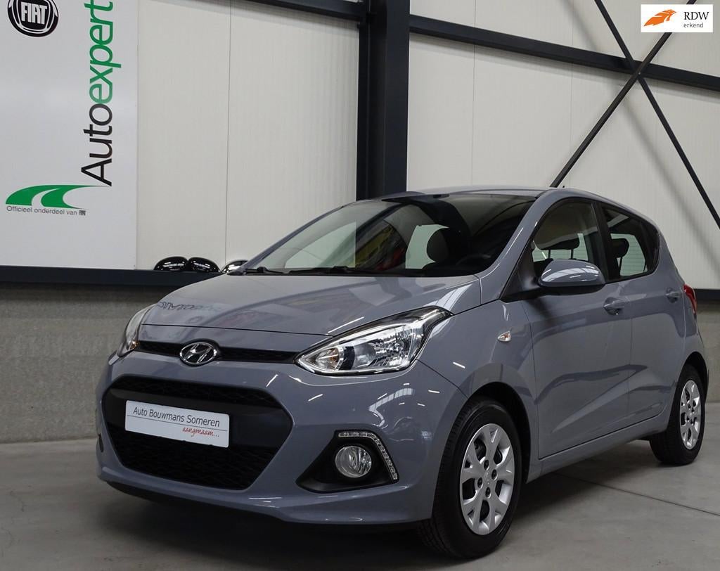 Hyundai I10 1.0i "i-Motion" /AIRCO/ELEKTR.RAMEN/STUURBEKRACH, Voorwielaandrijving, Stof, Gebruikt, Zwart