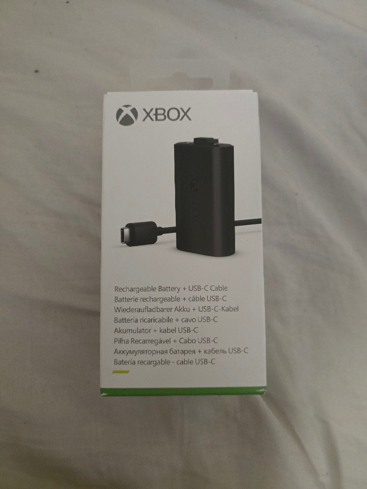 Xbox oplaadbare batterij + USB-C kabel, Spelcomputers en Games, Spelcomputers | Xbox | Accessoires, Ophalen, Xbox One, Nieuw, Voeding of Kabel
