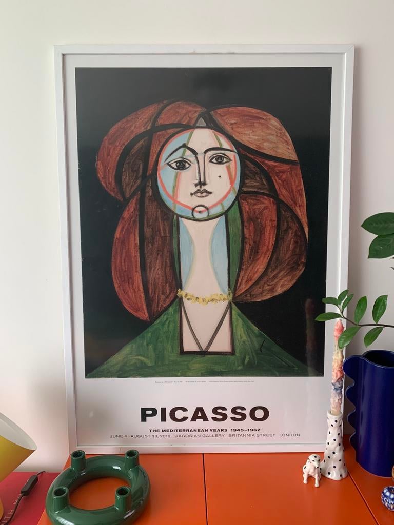 Grote expositie poster Picasso, Antiek en Kunst, Kunst | Litho's en Zeefdrukken, Ophalen