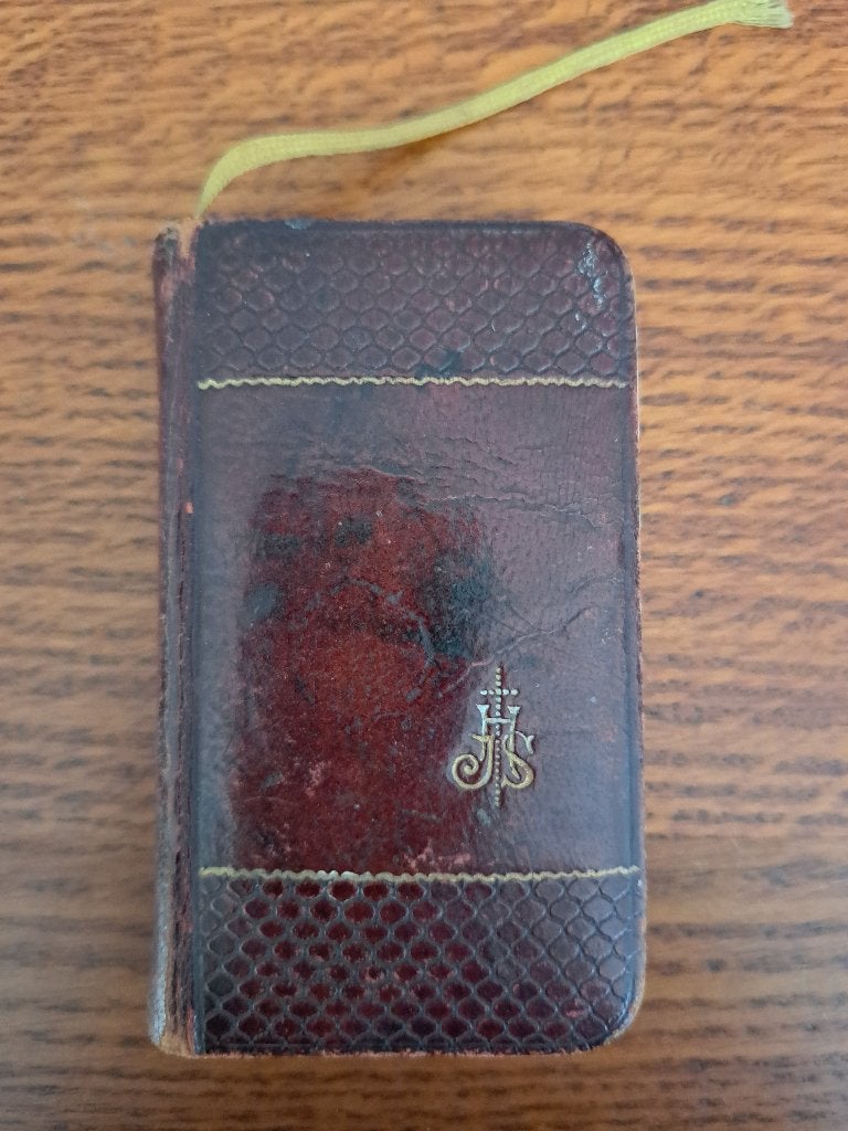 Petit Paroissien 1902 – Frans mini-gebedenboekje – 8,5 cm, Ophalen of Verzenden, Gelezen, Christendom | Katholiek