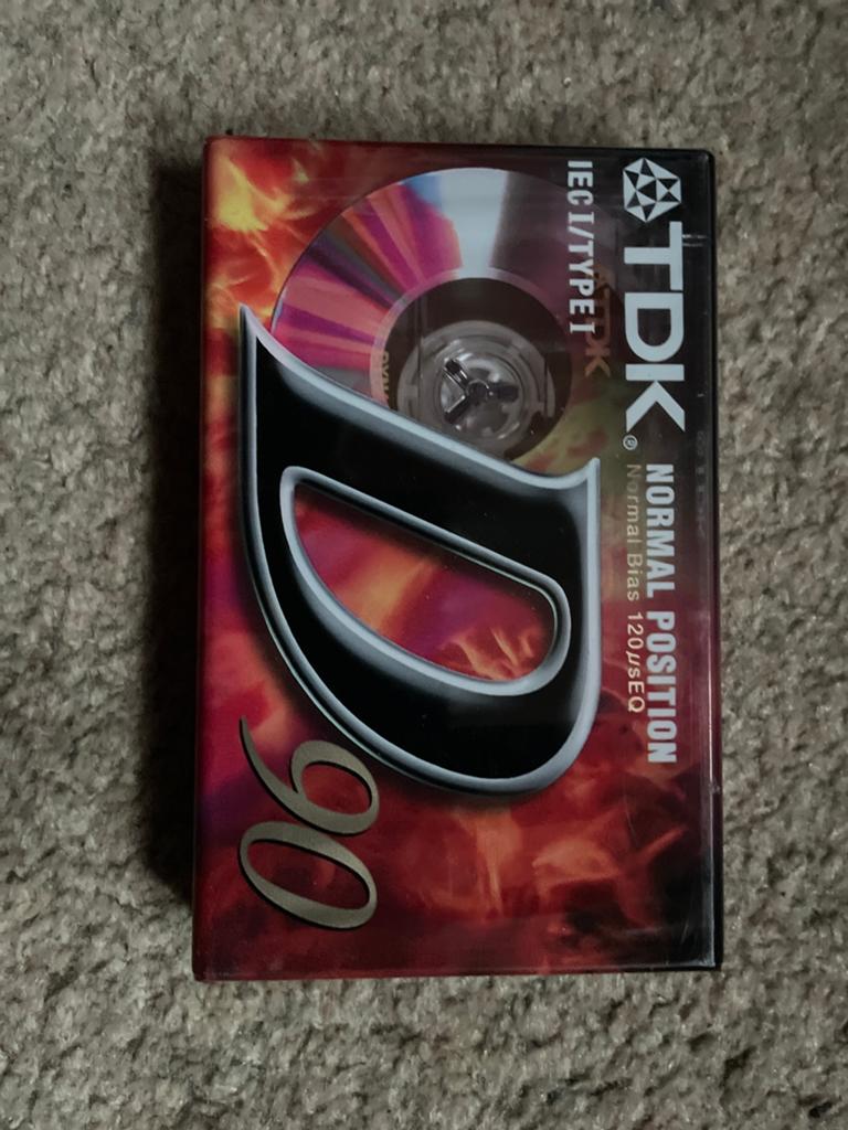 ORIGINEEL NIEUW TDK CASSETTEBANDJE, 90 minuten, Ophalen, Nieuw in verpakking, Origineel