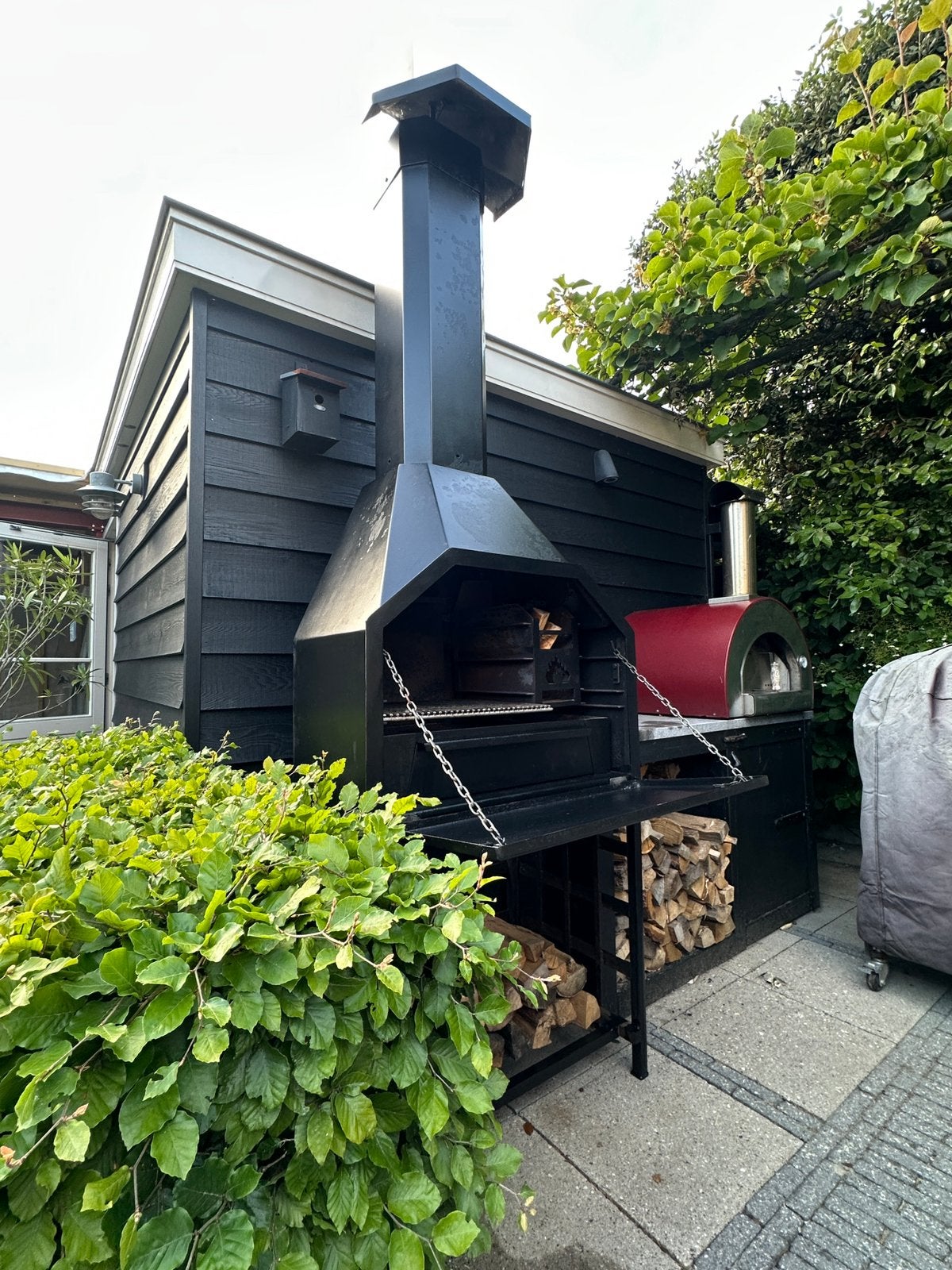 Home Fires freestanding 800 Afrikaanse Braai, Ophalen, Gebruikt