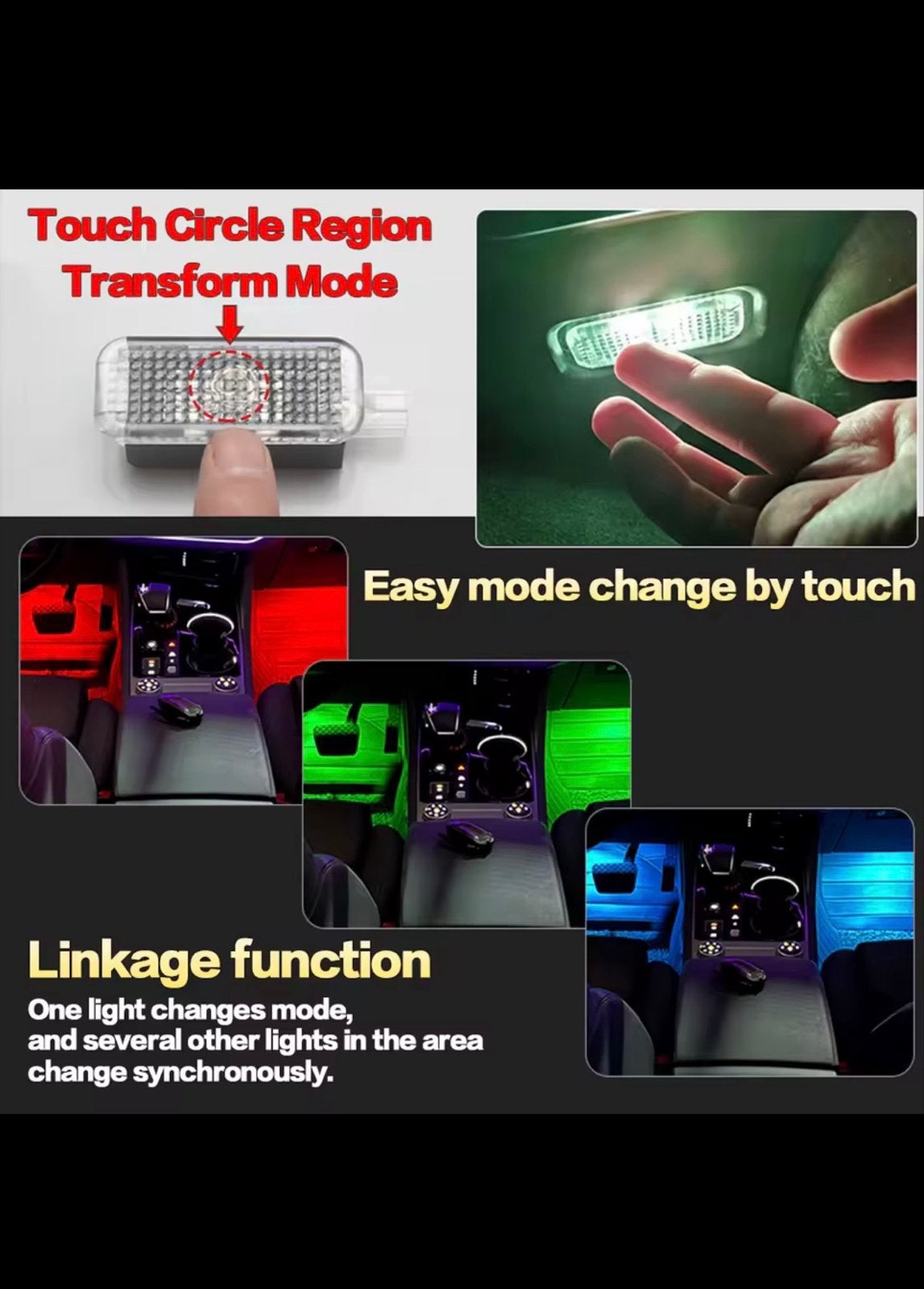 LED Auto Interieur RGB Sfeerlamp voor Audi TT Q3 Q5 Q7 A1 A3, Ophalen of Verzenden, Nieuw, Audi