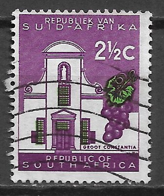 Zuid Afrika 1961 Def variatie SACC 212a donker violet, Verzenden, Zuid-Afrika, Gestempeld