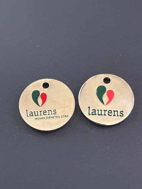 winkelwagenmuntjes Laurens 2x, Verzamelen, Winkelwagenmuntjes, Ophalen of Verzenden