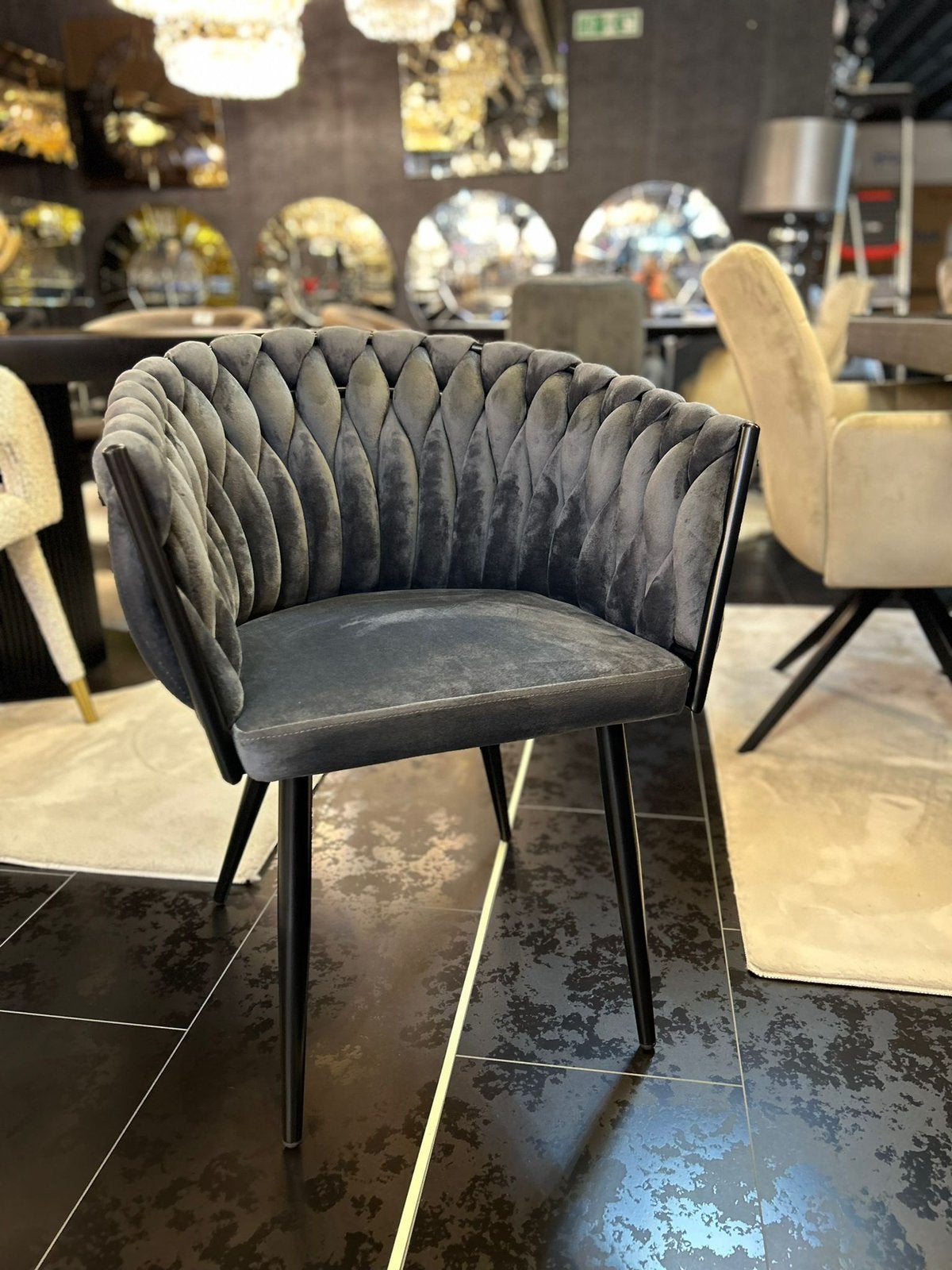 Wave chairs eetkamerstoel stoel NEW eric kuster style, Huis en Inrichting, Stof, Nieuw, Ophalen of Verzenden, Eric kuster