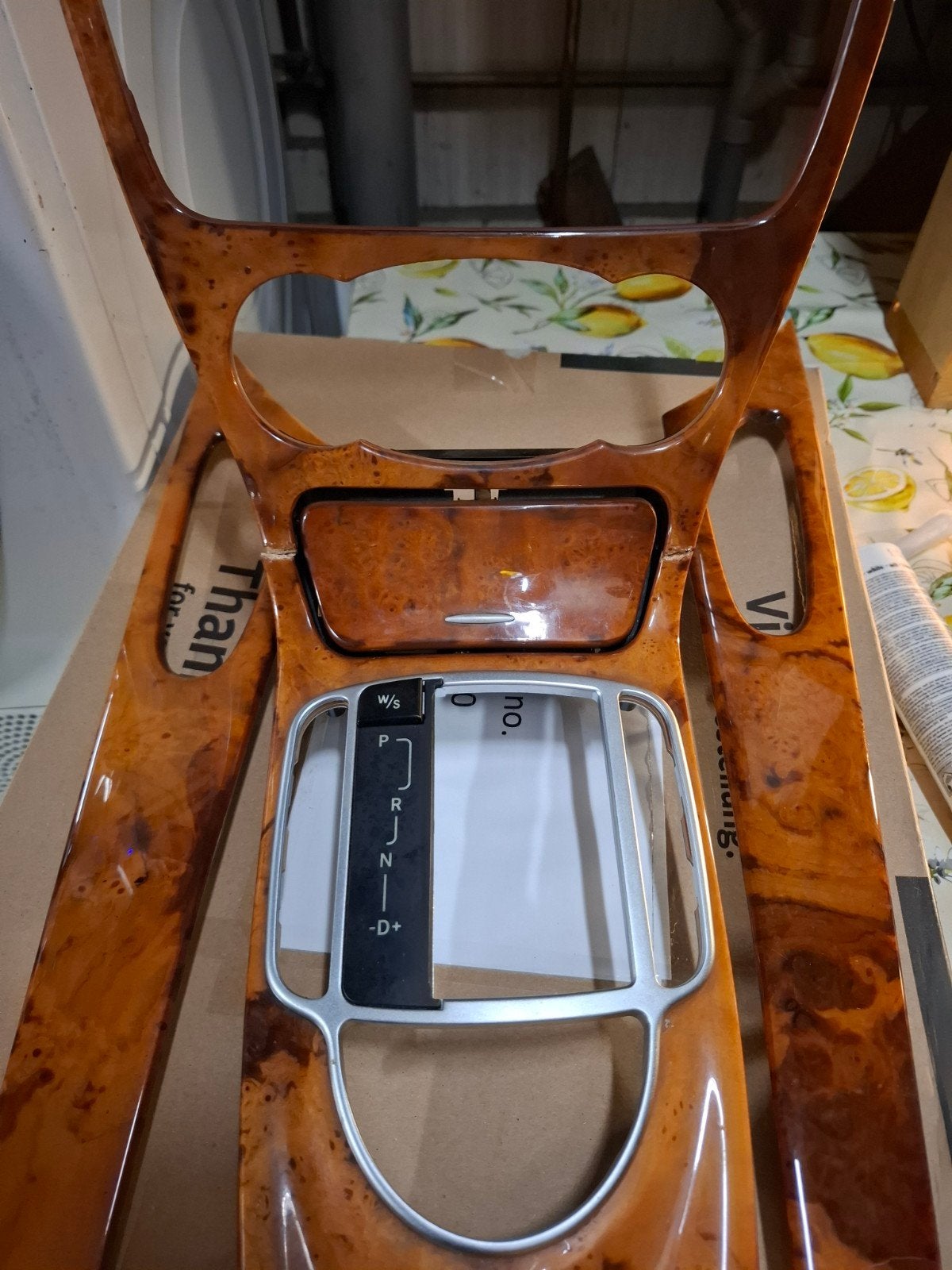 Mercedes R230 500 SL Middenconsole met Bekerhouders, Ophalen of Verzenden, Gebruikt, Mercedes-Benz