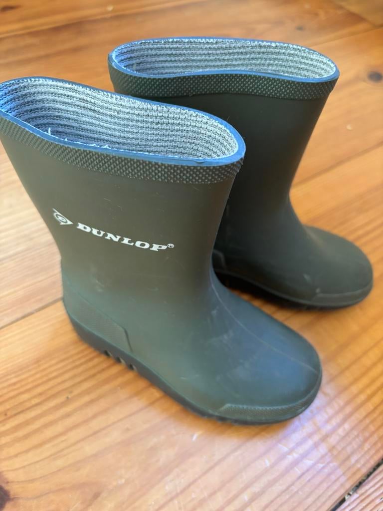 Dunlop regenlaarzen groen mt 23, Ophalen of Verzenden, Gebruikt, Jongen of Meisje, Laarzen