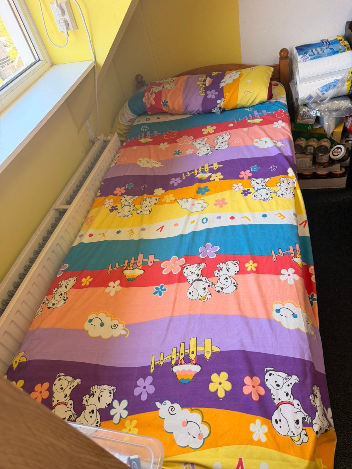 2x mooie 1 persoons bed, 85 tot 100 cm, Verzenden, Zo goed als nieuw, Matras