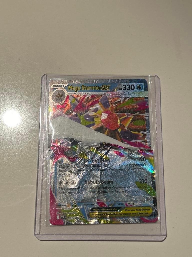 Pokemon PSA 10  Mega Starmie EX, Ophalen of Verzenden, Gebruikt, Losse kaart, Foil