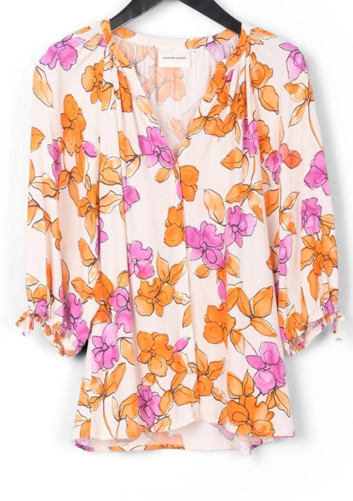 Fabienne Chapot Cooper blouse, 44, Maat 42/44 (L), Zo goed als nieuw, Fabienne Chapot, Meerkleurig