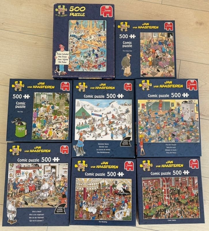 Puzzels Jan Haastra 500 stukjes, Hobby en Vrije tijd, Ophalen of Verzenden, 500 t/m 1500 stukjes, Zo goed als nieuw