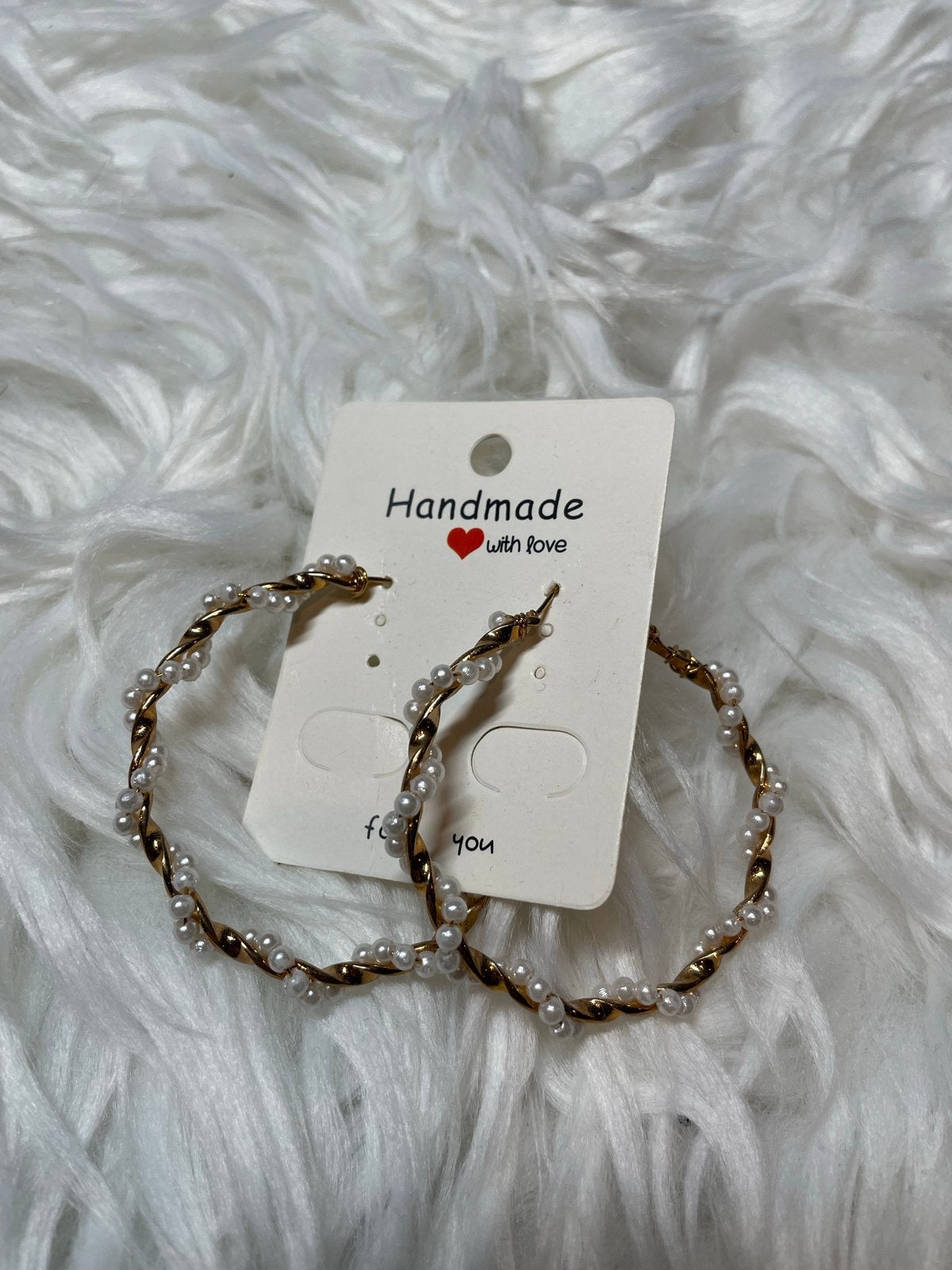 Gouden oorbellen met parels, Sieraden, Tassen en Uiterlijk, Ophalen of Verzenden, Zo goed als nieuw, Goud, Hangers