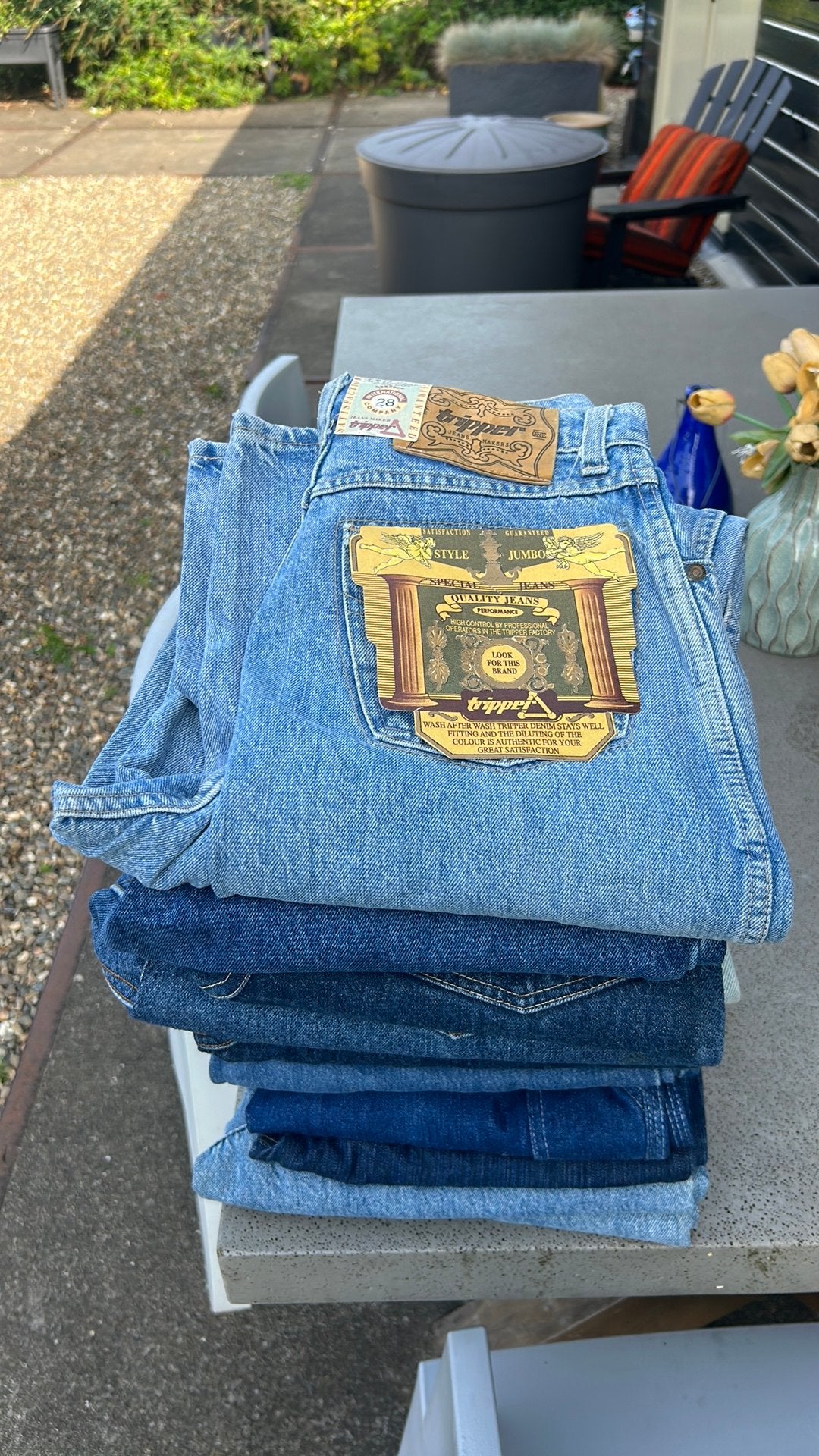 Deadstock jeans 90’s, Ophalen of Verzenden, Nieuw, Blauw, W28 - W29 (confectie 36)