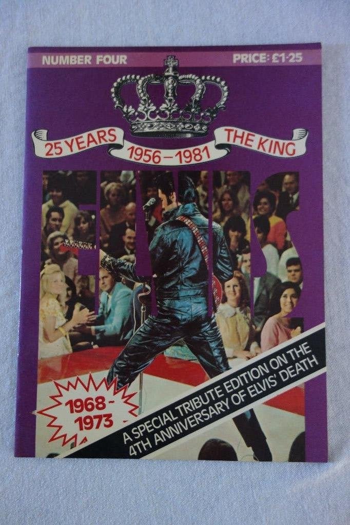 Boekje Elvis 25 years 1956-1981 The king, Ophalen of Verzenden, Zo goed als nieuw, Boek, Tijdschrift of Artikel