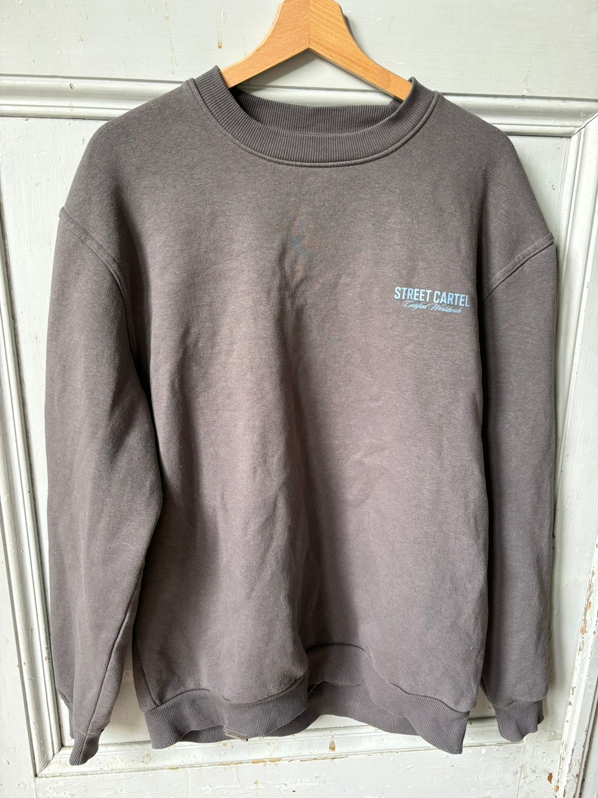 Comfortabele en sportieve trui van Street Cartel in maat M, Ophalen of Verzenden, Zo goed als nieuw, Maat 48/50 (M), Grijs