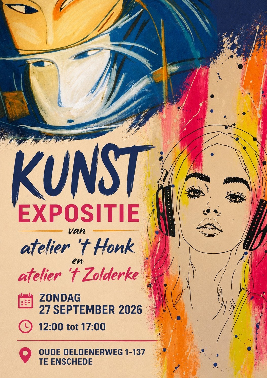 kunst expositie, gratis toegang!, Ophalen of Verzenden
