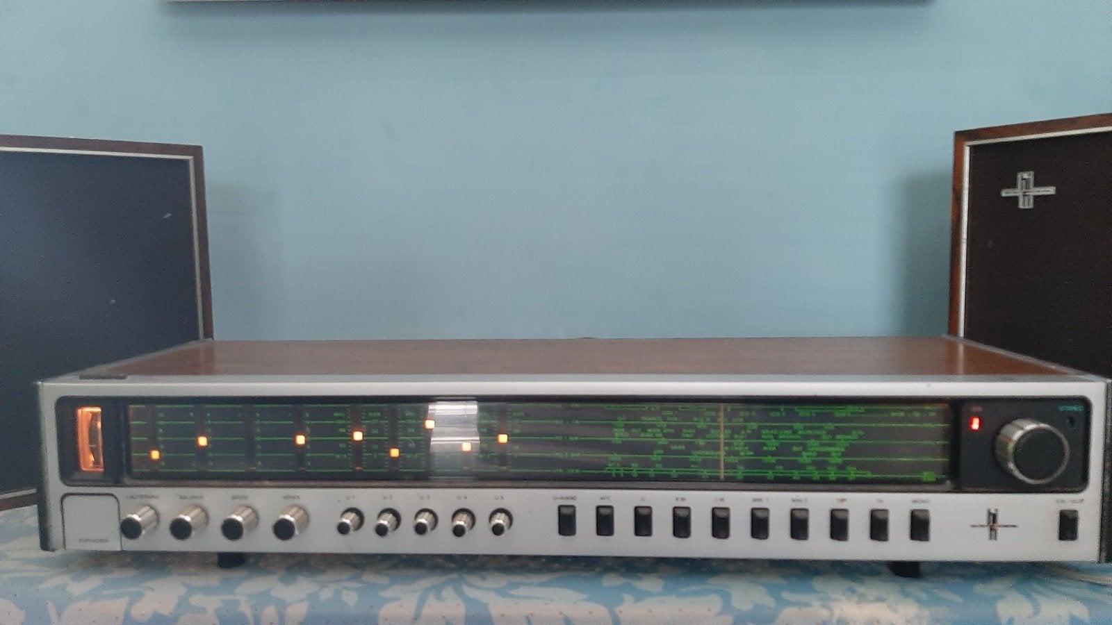 Philips RH 732 Receiver met originele 3-weg luidsprekers, Audio, Tv en Foto, Stereo-sets, Ophalen, Philips, Gebruikt, Tuner of Radio