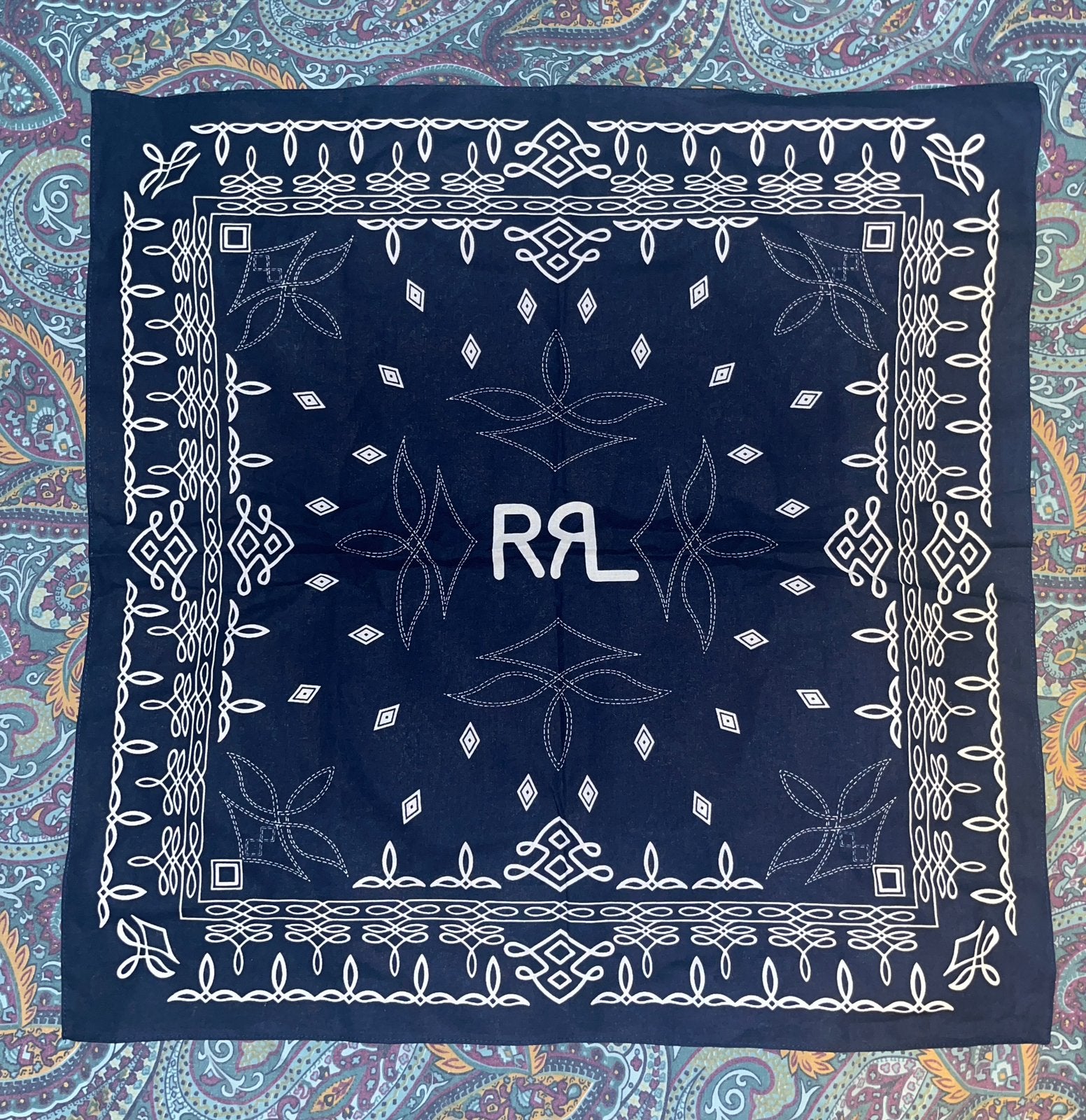 Vintage bandana Double Ralph Lauren, Kleding | Heren, Ophalen, Zo goed als nieuw, Overige maten, Sjaal
