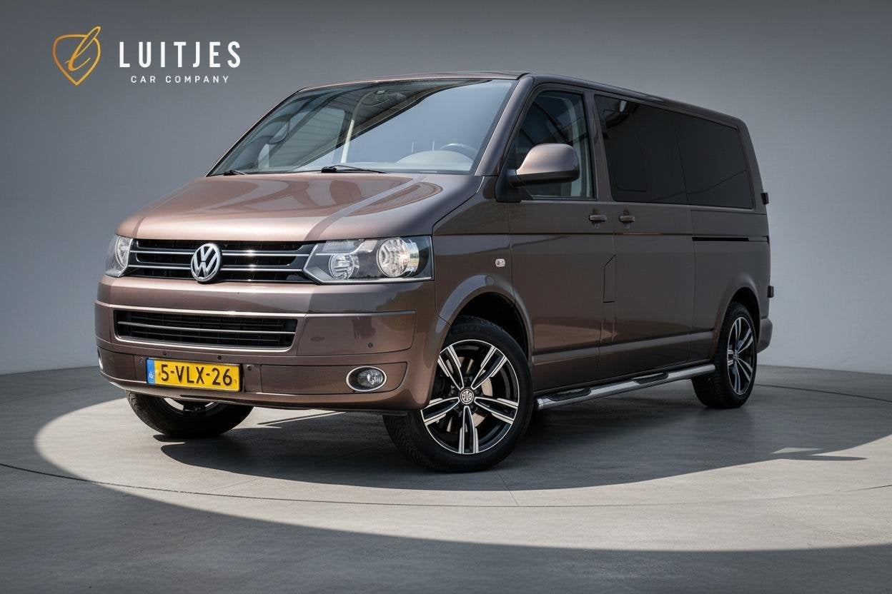 Volkswagen Transporter 2.0 Bi-TDI DSG7 4Motion DC Highline 2, Auto's, Bestelauto's, Automaat, Euro 5, Stof, Gebruikt