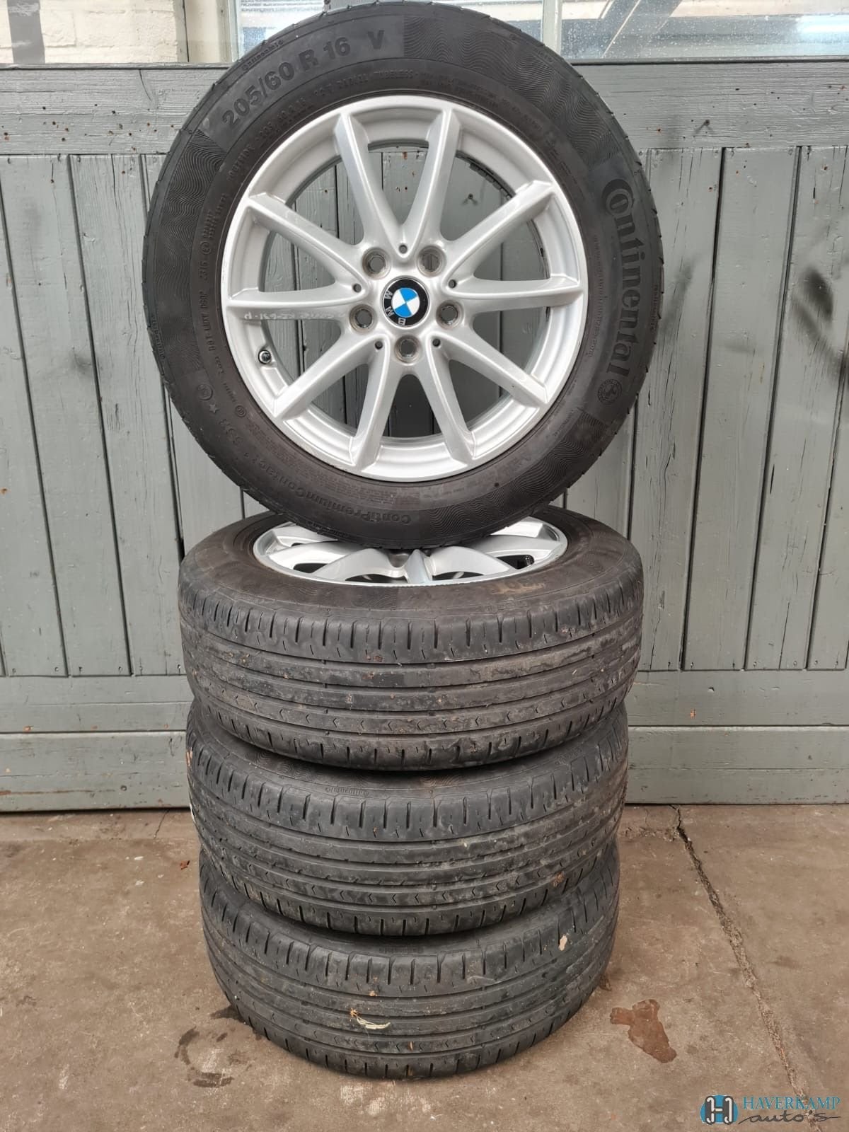 BMW 2 serie zomerset 205 60 16 origineel, Ophalen, Gebruikt, -, Banden en Velgen