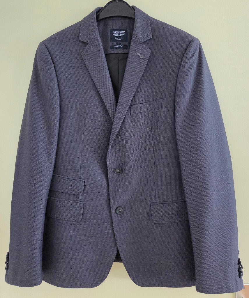 Pme legend nightflight blazer maat M grijsblauw nieuw, Nieuw, Ophalen of Verzenden, Pme Legend, Maat 48/50 (M)