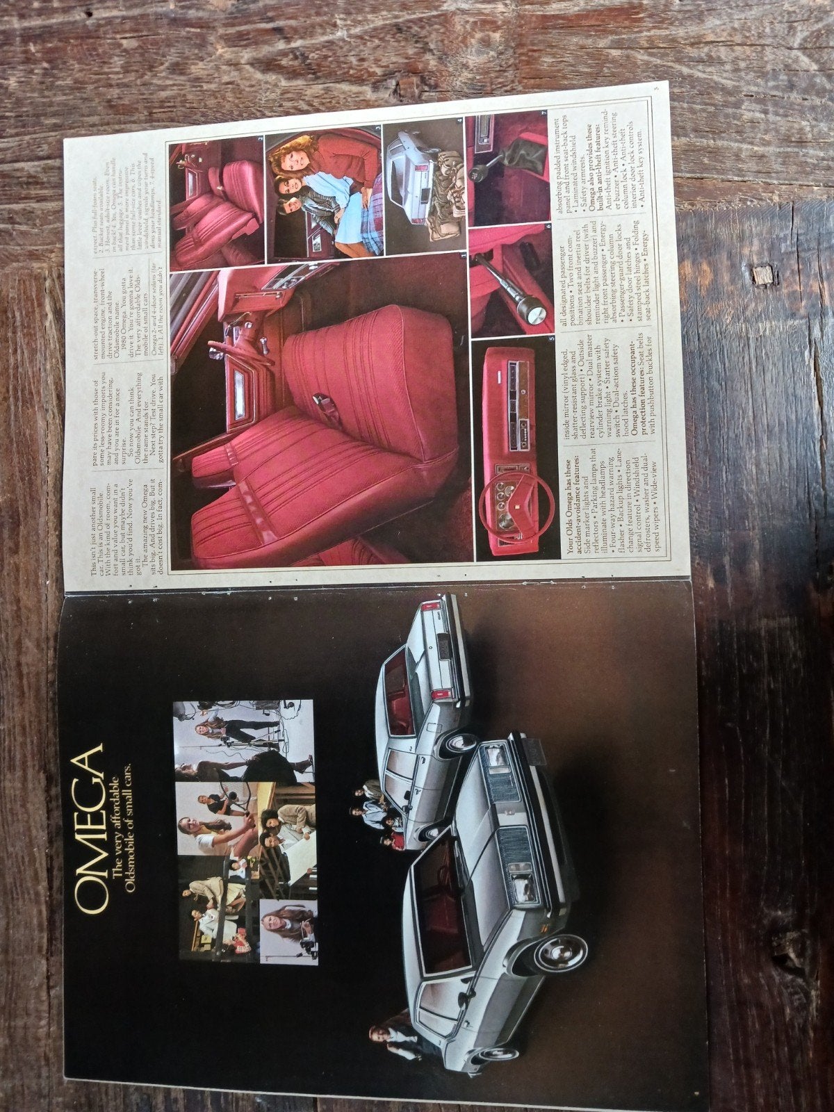 Oldsmobile Omega folder 1980, Ophalen of Verzenden, Gelezen, Overige merken
