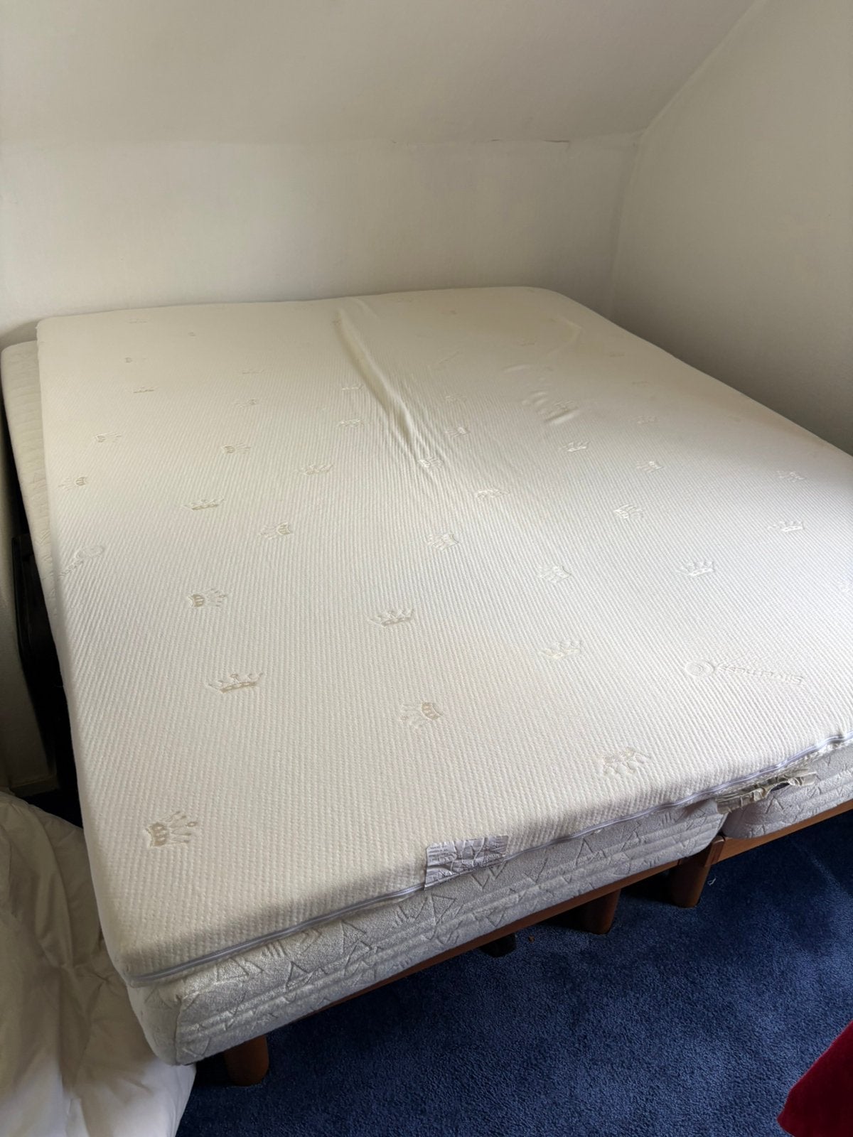 Gratis bed, zo goed als nieuw., Ophalen, Tweepersoons, 190 cm of minder, Zo goed als nieuw