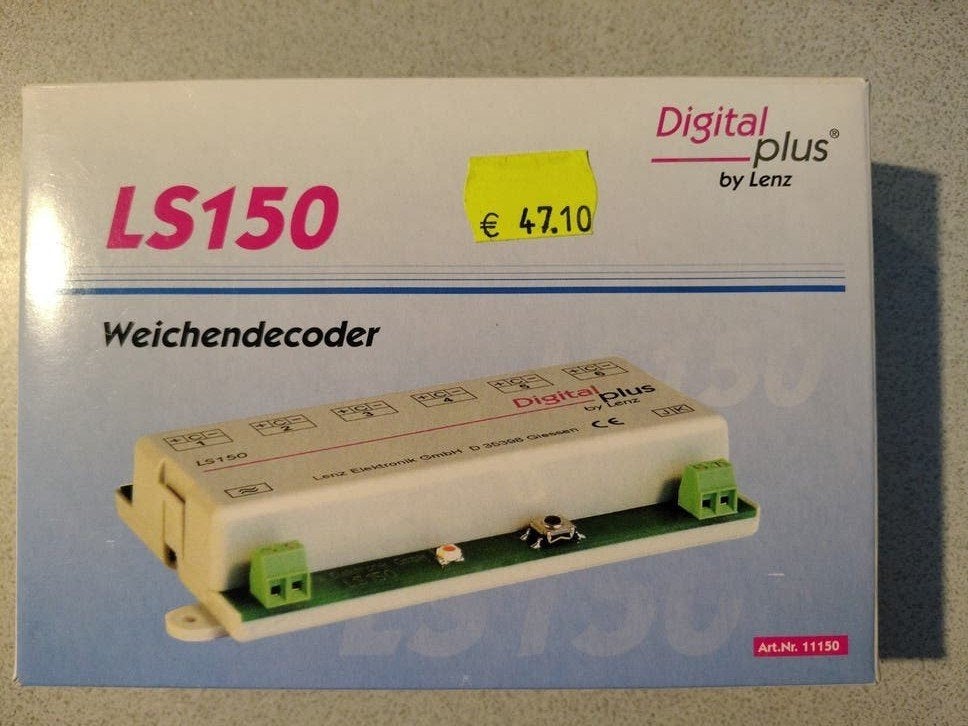 Lenz Digital Plus LS150 Wisseldecoder - Nieuw in doos, Ophalen of Verzenden, Nieuw, Gelijkstroom, Overige merken
